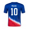 Forente Stater Christian Pulisic #10 Bortedrakt Copa America 2024 Kortermet